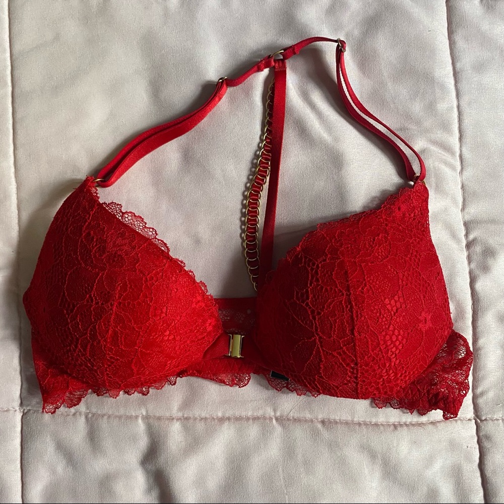 Victoria’s secret Red T Back Push Up Bra